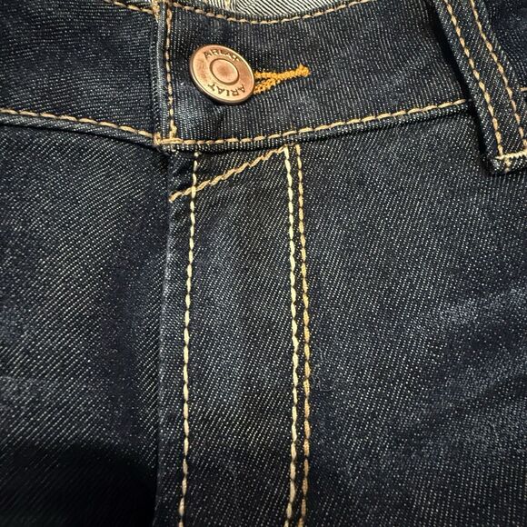 Arita Rebar Durastretch Work Denim Jeans Mid-Rise Cargo Boot Cut Women’s 31R - Picture 5 of 9